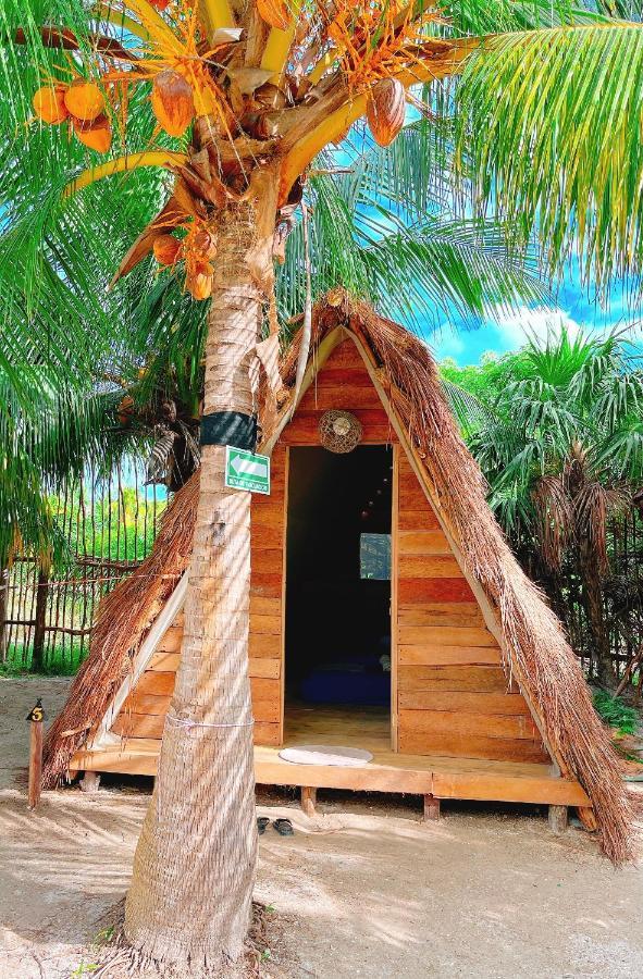 La Aldea Holbox Cabañas y Camping Exterior foto