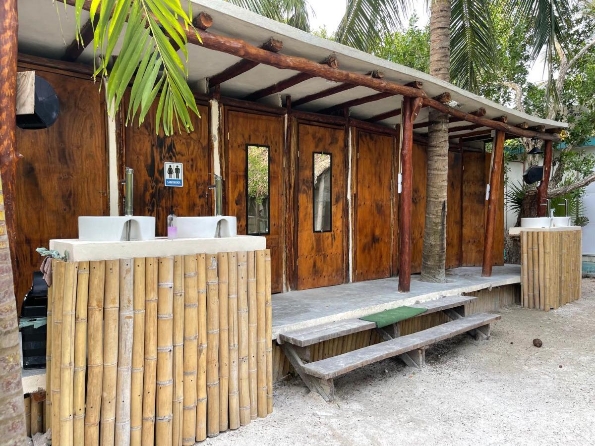 La Aldea Holbox Cabañas y Camping Exterior foto