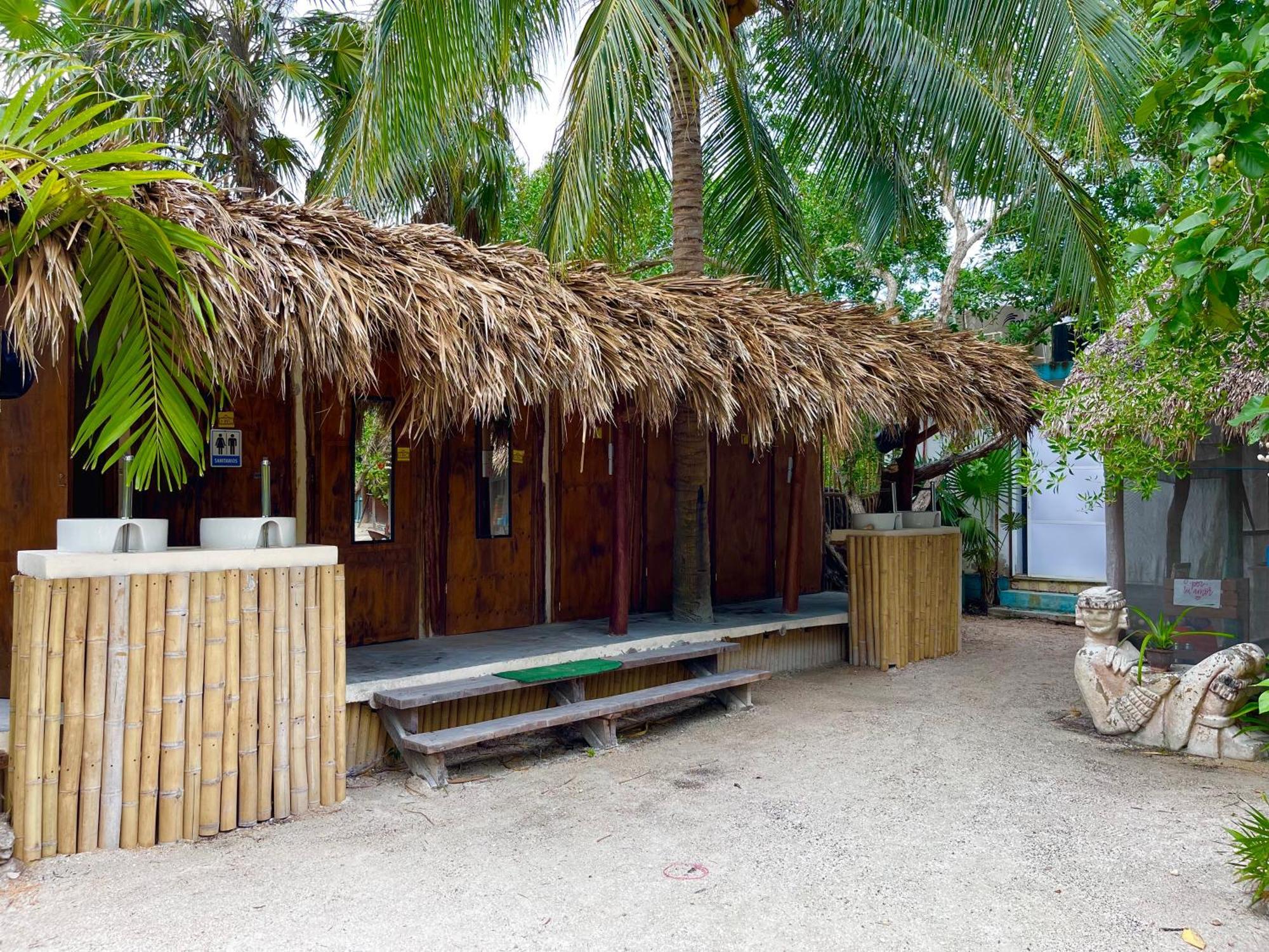 La Aldea Holbox Cabañas y Camping Exterior foto