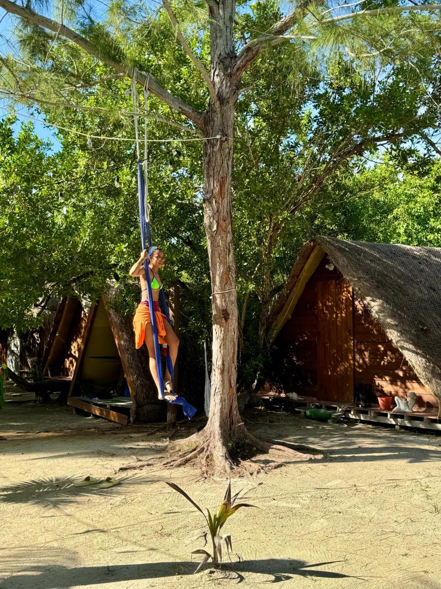 La Aldea Holbox Cabañas y Camping Exterior foto